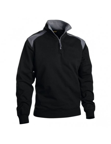 Sweater BLAKLADER Noir-Gris XXL Confort et Durabilité Pro - BLAKLADER