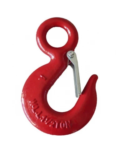 Crochet de levage a linguet -acier allie- 1t