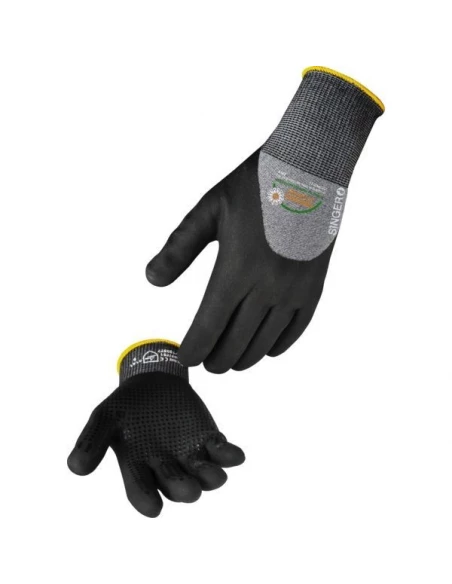 Gant 3-4 enduit nitrile mousse picots nitrile sur paume t10