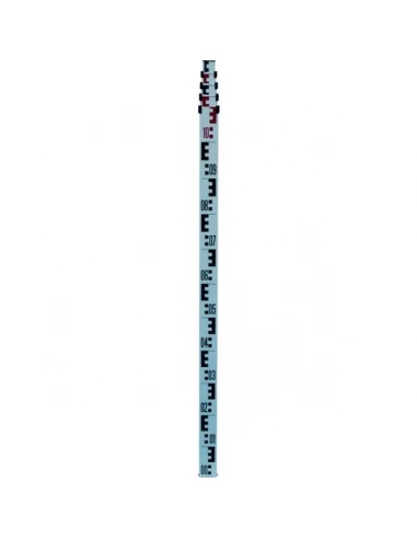 Mire telescopique standard line 1 24m 5m graduation au dos avec etui et nivelle