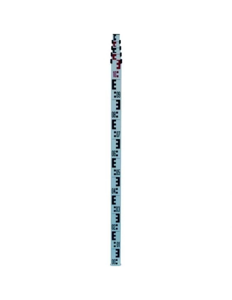 Mire telescopique standard line 1 24m 5m graduation au dos avec etui et nivelle