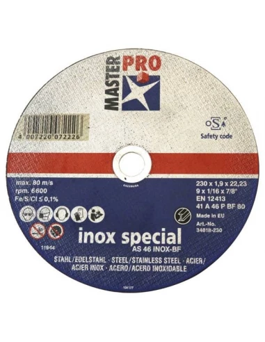 disque a tronconner mp diam 230 x 1 9 mm inox sa eht 230-1 9a 46 p