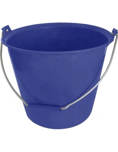 Seau plastique 13 l renforce bleu