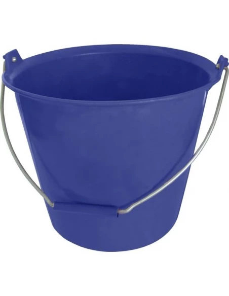 Seau plastique 13 l renforce bleu