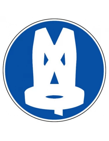 Disque obligation diam 80 400 port gilet securite obligatoire