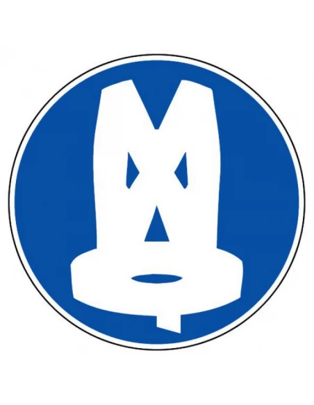 Disque obligation diam 300 402 obligation de porter gilet securite