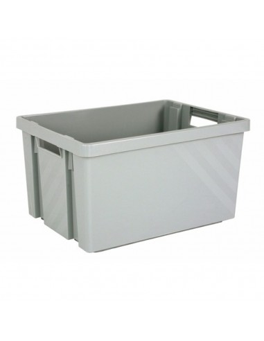 Bac Industrie Gerbable et Emboitable 30 L – 30 L – Gris