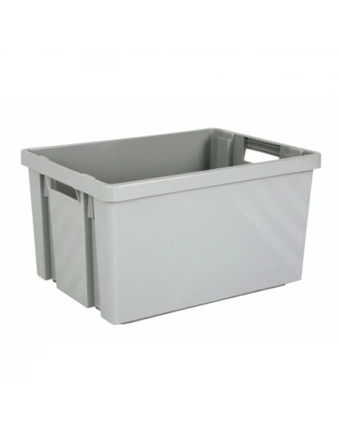Bac Industrie Gerbable et Emboitable 30 L – 30 L – Gris