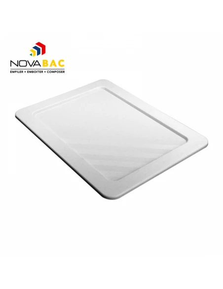 Couvercle translucide pour bac 30l emboitable noir