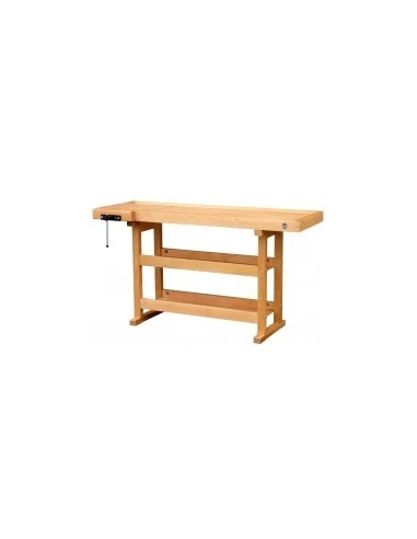 Etabli Bois De Menuisier L:1,50m + 1 Presse 13148c - OUTIFRANCE