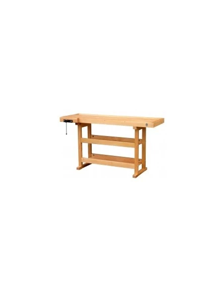 Etabli Bois De Menuisier L:1,50m + 1 Presse 13148c - OUTIFRANCE