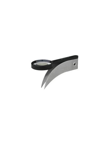 Pince brucelle avec loupe sc75250