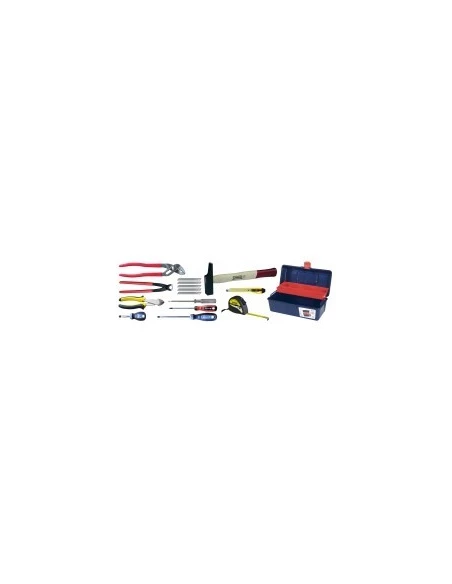 Déstock – Caisse À Outils + 11 Pièces - OUTIFRANCE