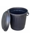 Poubelle 80l vrac -  désignation:poubelle polypro volume:80 l