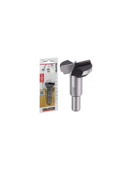 Mèche À Bois Pour Charnière Encastrée Ø 30mm - KREATOR