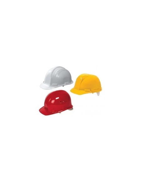 Casque De Chantier À Têtière Réglable Rouge - OUTIFRANCE
