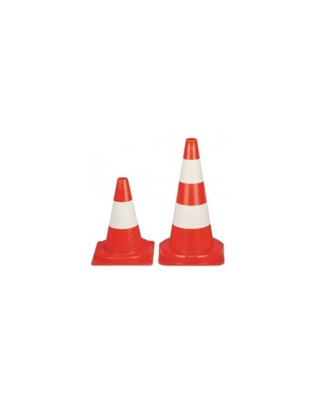 Cone signalisation blanc-rougeb30b