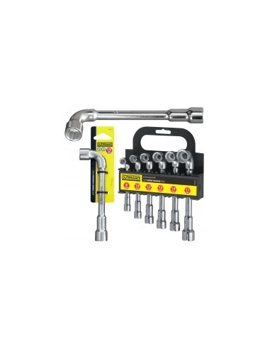 6 Clés À Pipe : 8 / 10 / 12 / 13 / 14 / 17 Mm - OUTIFRANCE