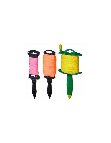 Cordeau enrouleur 75m - 1 2mmfaiblreel 75m