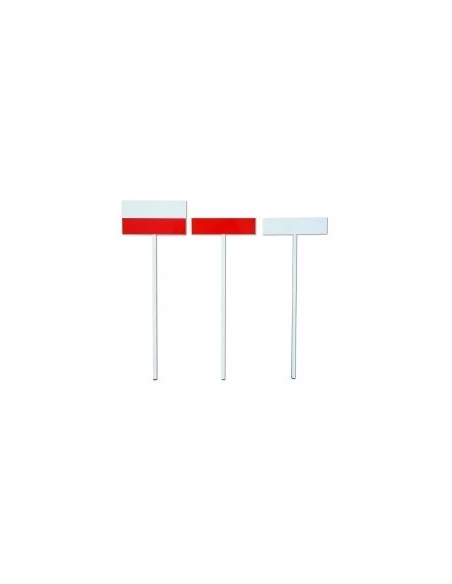 Nivelettes de chantier jeu 3 pcsrouge /blanc epoxy
