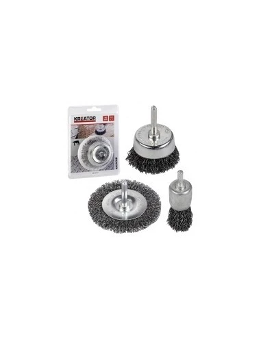 Brosse Soucoupe Acier Ondulé Ø 50 Mm - KREATOR