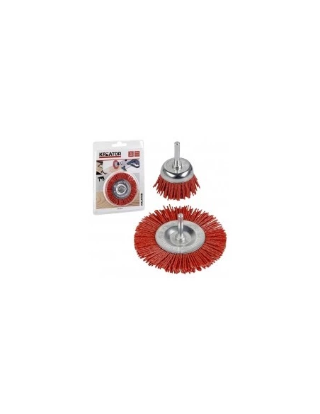 Brosse Métallique Rotative Corindon Soucoupe Ø 75 Mm - KREATOR