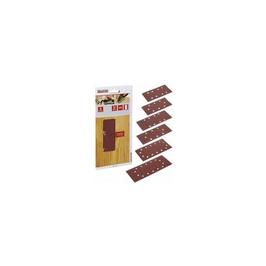 Lot De 5 Patins Perforés (parrallèle) - Grain 40 - 93 X 230 Mm - KREATOR