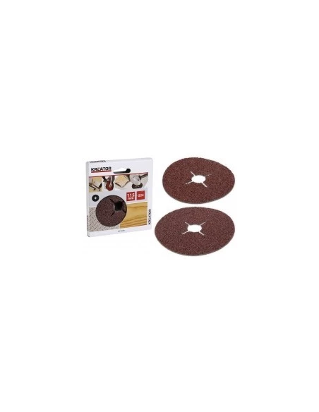 Disques Abrasifs Pour Meuleuse 125 Mm Par Lot De 5 Grain 36 - KREATOR