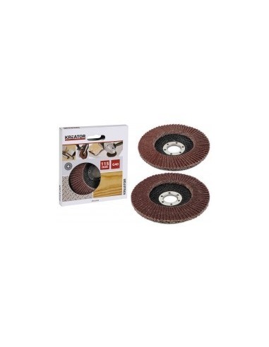 Disque À Lamelle Corindon - Grain 60 - Ø 115 Mm - KREATOR