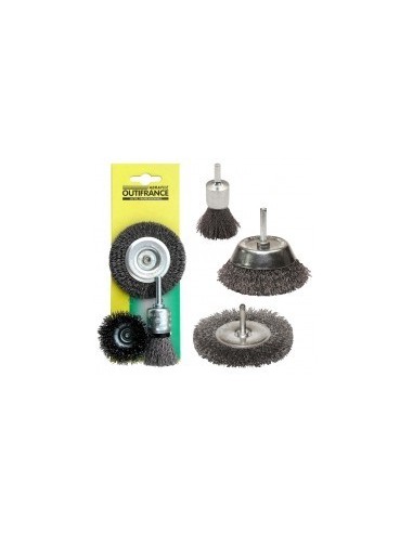 Brosse Metallique Rotative Soucoupe 50 Mm - OUTIFRANCE