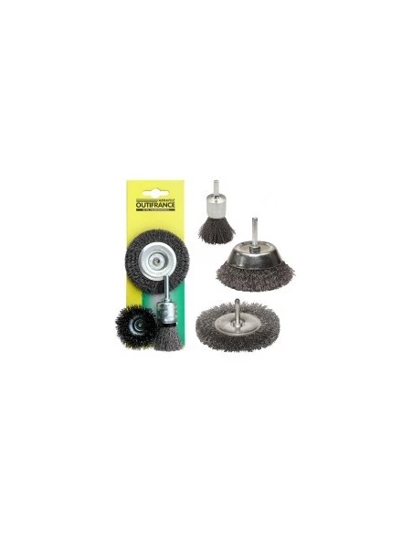 Brosse Metallique Rotative Soucoupe 70 Mm - OUTIFRANCE