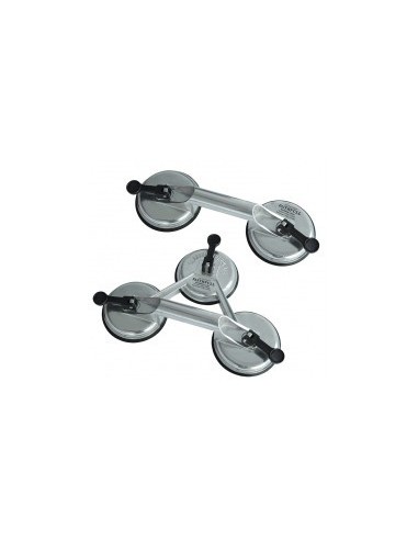 Ventouse aluminium 3 tetes 150kgfaisucpad3p