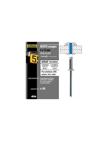 Rivet graf ou eclates 4x16 (50)7631843