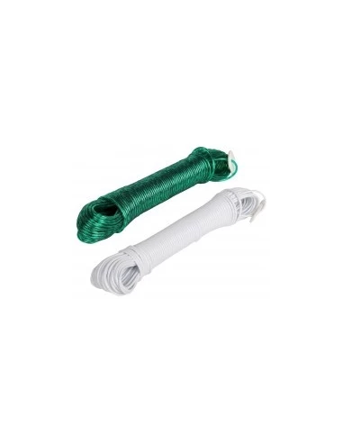 Corde linge verte 3mm 20m+tendeu412940