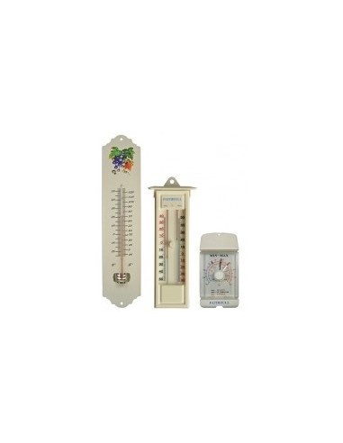 Thermometre inte/exter mini/maxifai thmmbutmf
