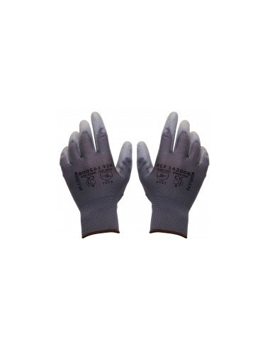 Gant protection p u gris t10142009-t10
