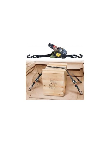 Sangle D'arrimage Auto-rétractable 3m X 25mm - OUTIFRANCE