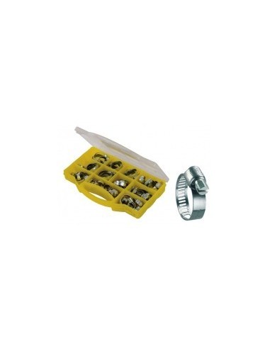 Déstock Coffret De 60 Colliers De Serrage 10x16 À 25x38mm 6380030 - OUTIFRANCE