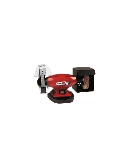 Touret meule et brosse - 450w boîte touret meule + brosse ø150 mm puissance:450w poids:9 kg