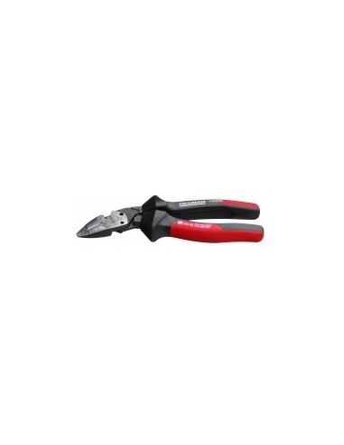 Pince coupante ergonomique multifonctions longueur:180 mmcapacité de coupe:fil dur 2,5 mm / gaine électrique 14 mm