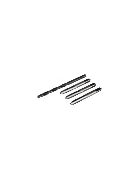 Tarauds jeu de 3p+foret 4x70 scs/carte
