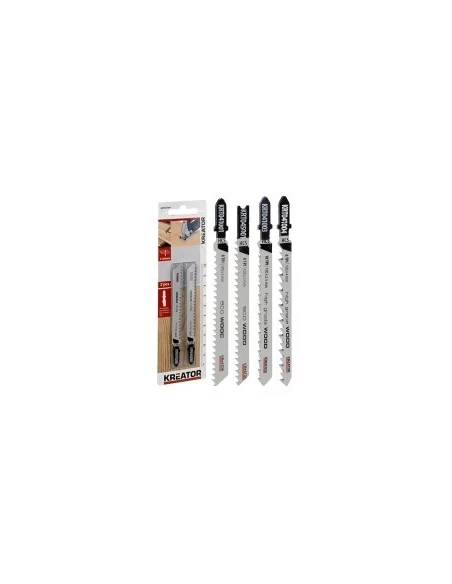 Lot De 2 Lames De Scie Hcs Pour Bois Dur - KREATOR