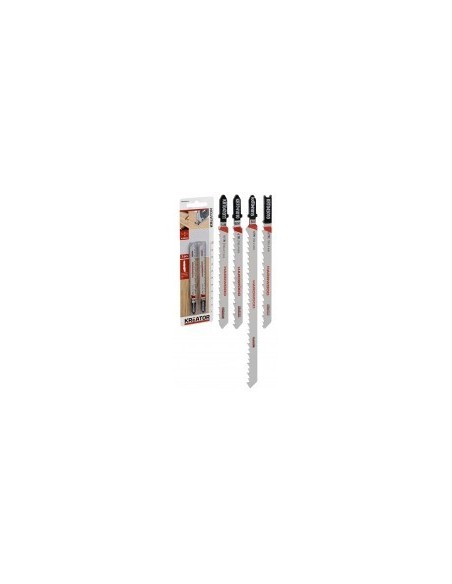 Lame De Scie Sauteuse À Bois Dur En T (pas 4mm - 152mm) - 2 Pièces - KREATOR