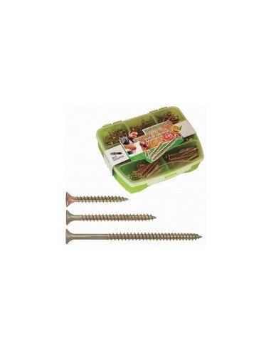 Vis a bois boîte - réf :r-uc-6140 boîte de 100 vis ø 6,0 x 140 mmfiletage:partielempreinte de vissage:pz 3