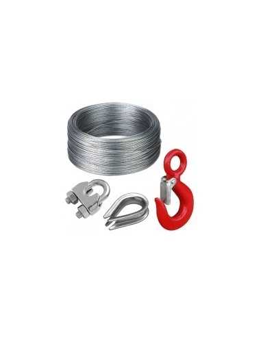Cosse coeur cable zinguee 4mm vrn 20-4mm