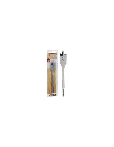 Mèche À Bois Plate Longueur 152 Mm Diamètre 22 Mm - KREATOR