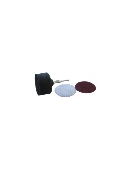 1 porte-disques + 2 disques scratch abrasif 50mm - MAXICRAFT