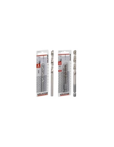 Coffret De 6 Forets Métal Hss . Coffret 6 Forets Hss - KREATOR