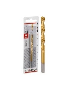 Forets a metaux hss titane sur carte -  désignation:1 foret diamètre:3,0 mm longueur totale:61 mm