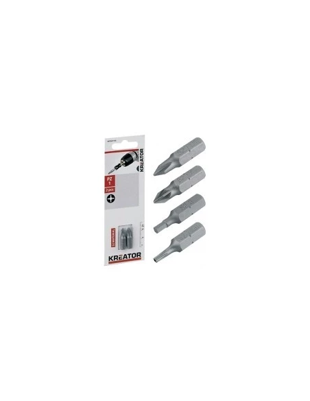 Embout De Vissage Hexagonal N°8 (25mm) - 2 Pièces - KREATOR